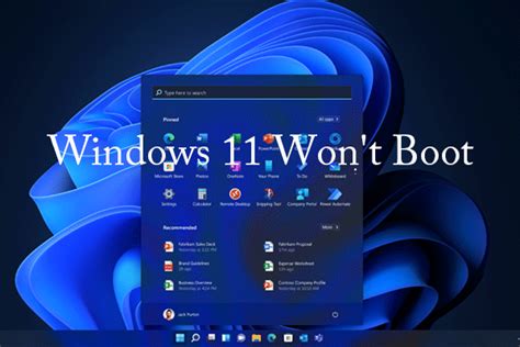 windows 11 won't boot anymore